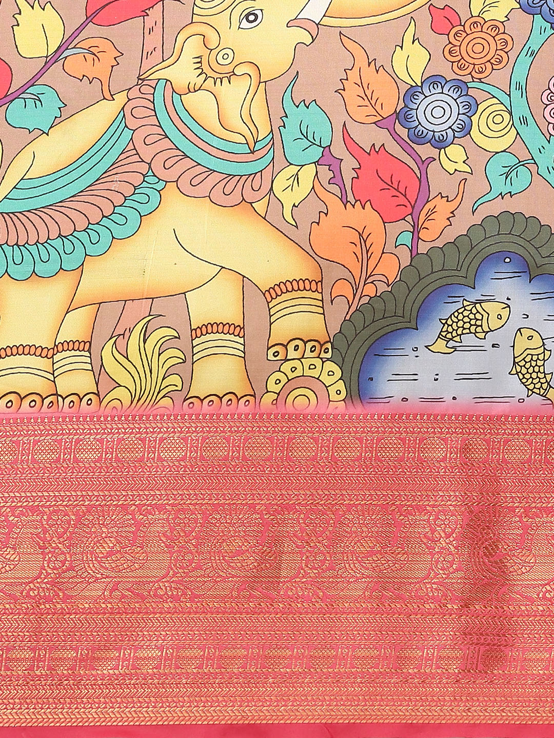 Banarasi Art Silk Digital Print Saree