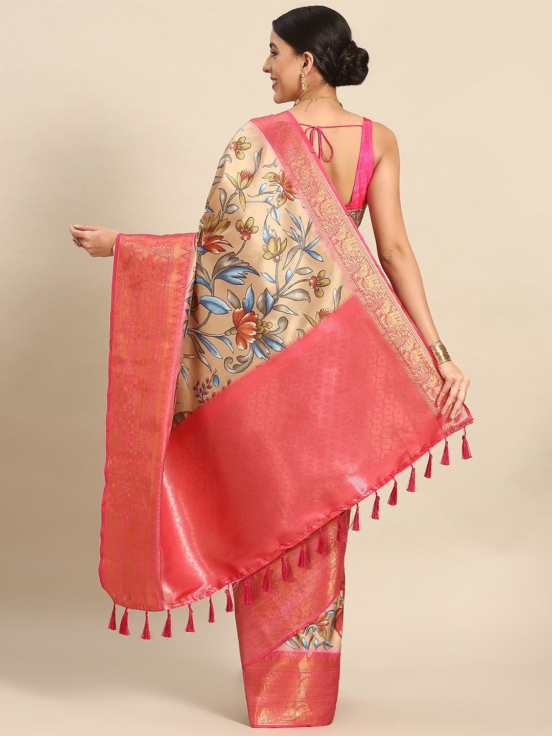 Banarasi Art Silk Digital Print Saree