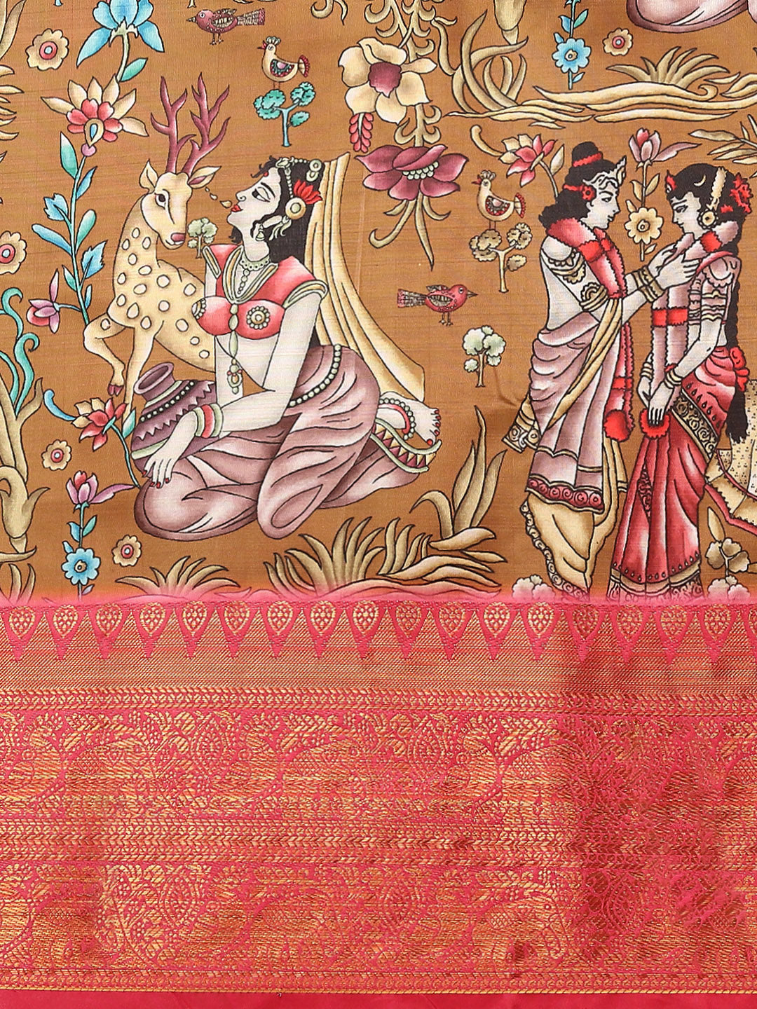 Banarasi Art Silk Digital Print Saree