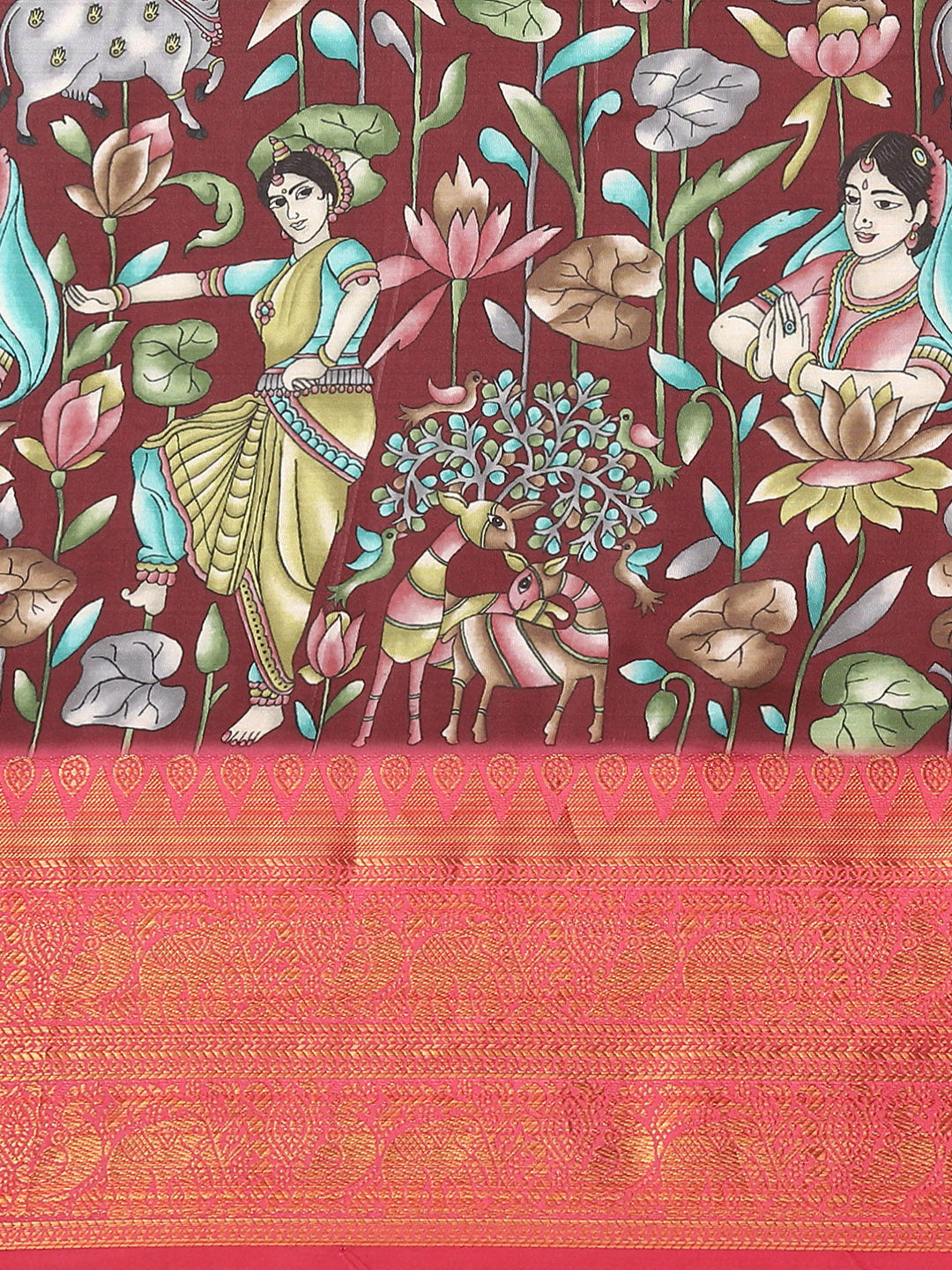 Banarasi Art Silk Digital Print Saree