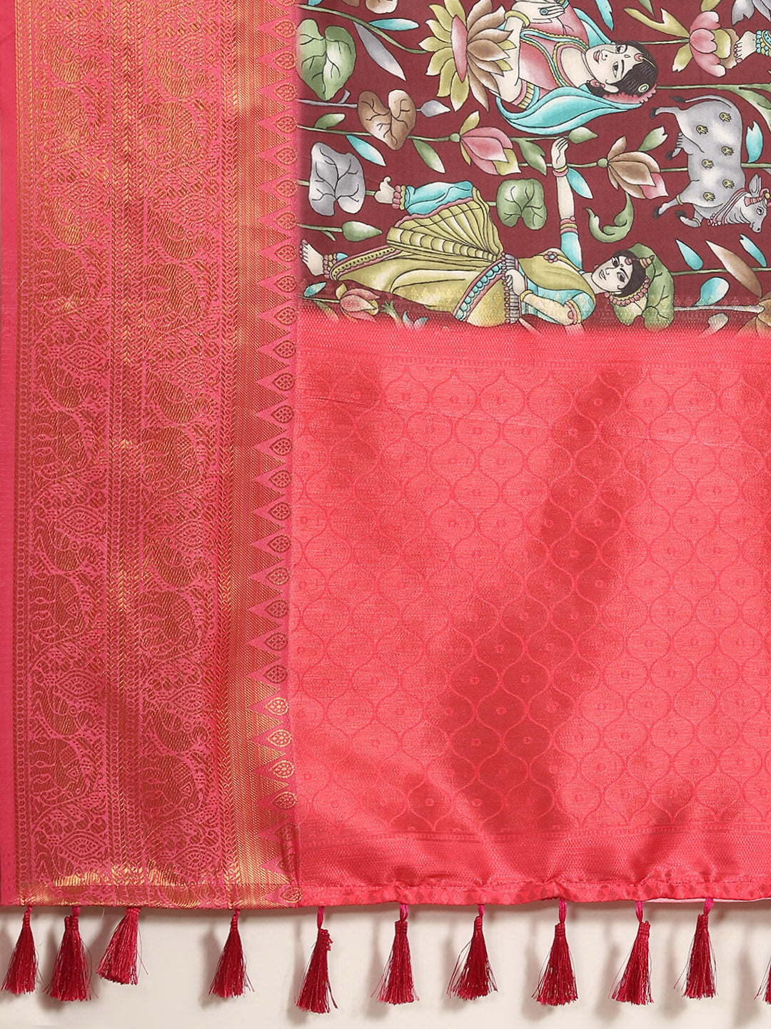 Banarasi Art Silk Digital Print Saree
