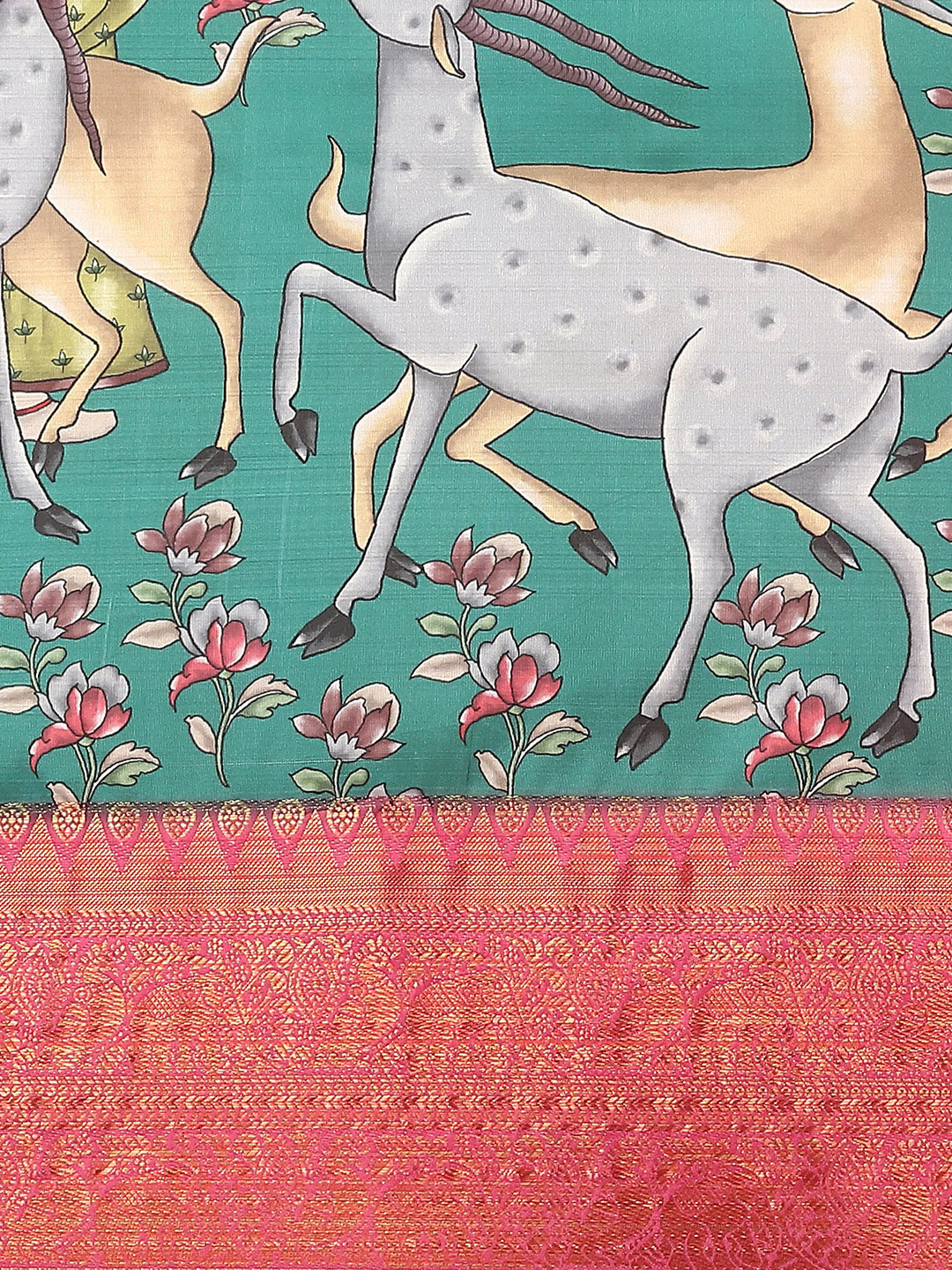 Banarasi Art Silk Digital Print Saree