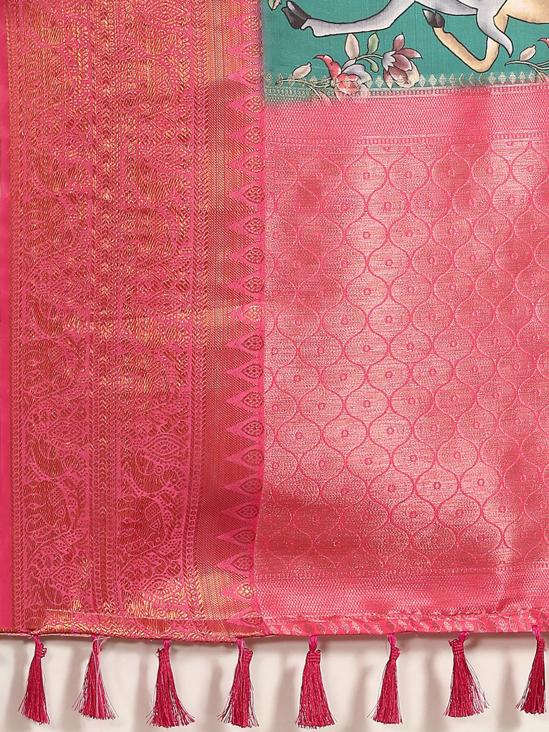 Banarasi Art Silk Digital Print Saree