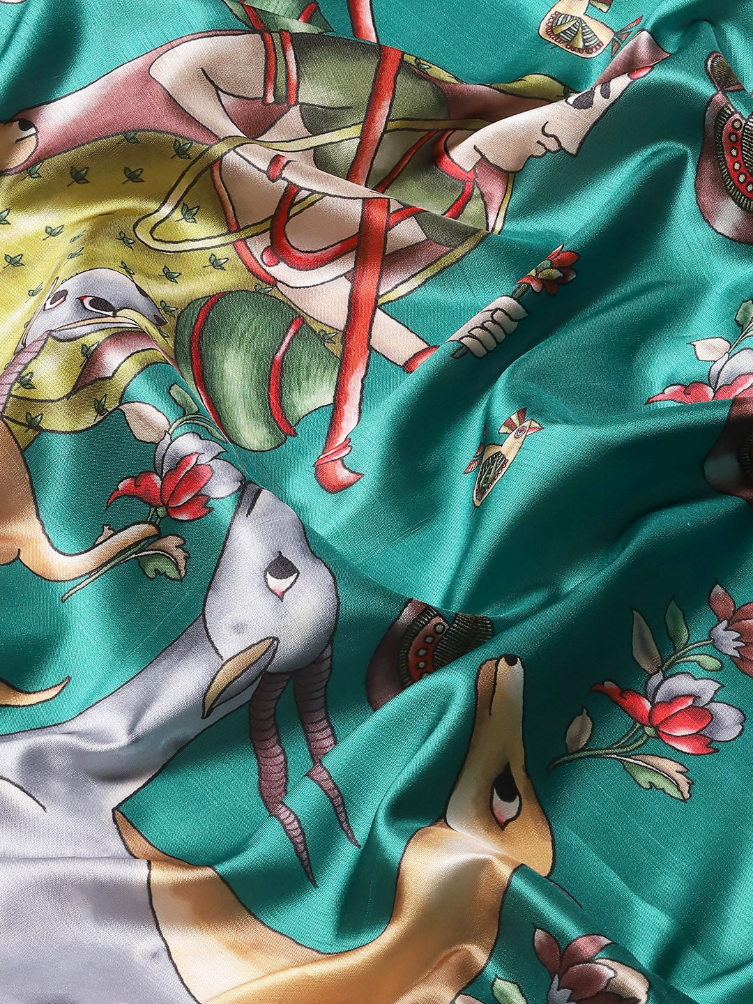 Banarasi Art Silk Digital Print Saree