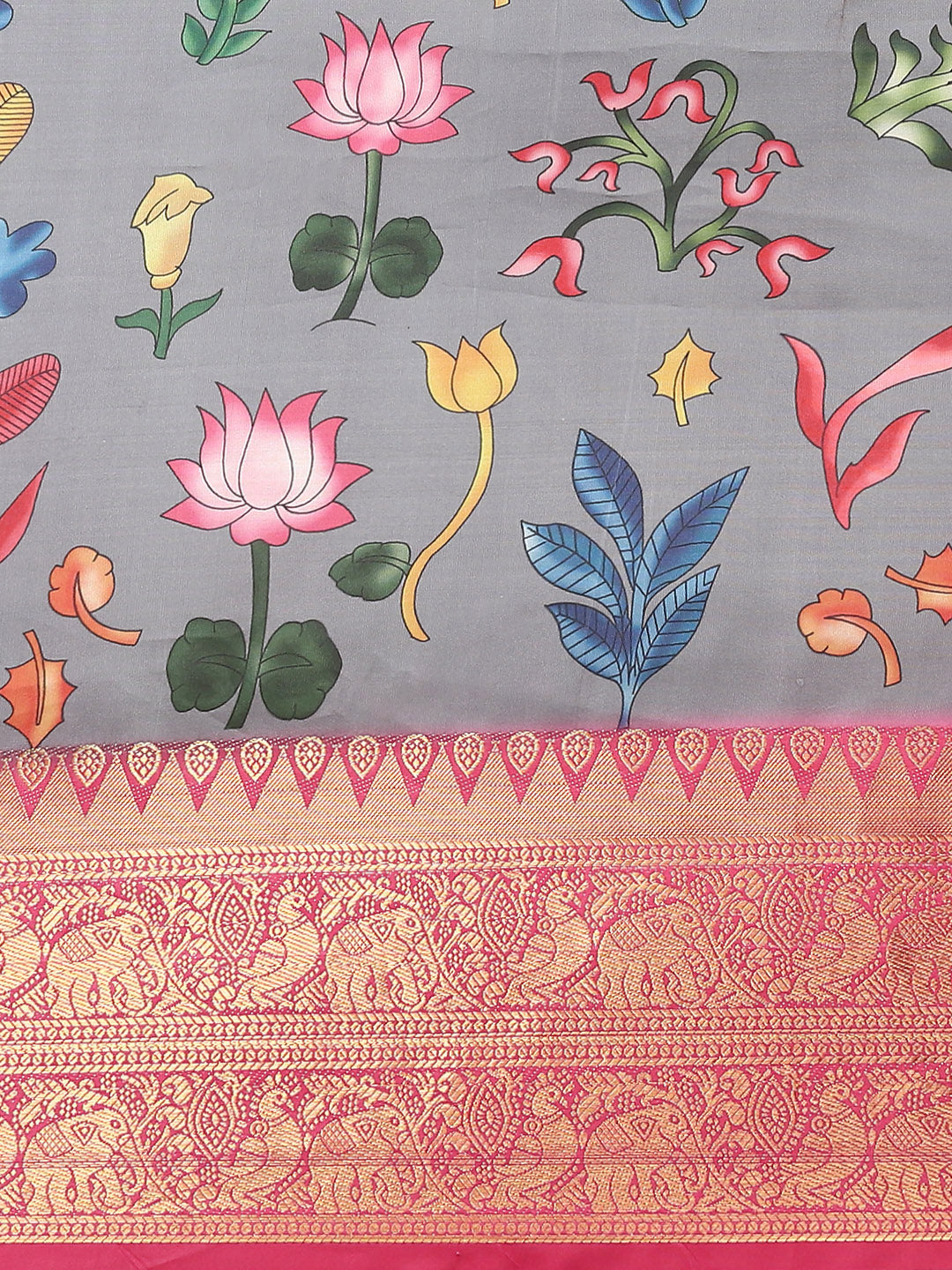 Banarasi Art Silk Digital Print Saree