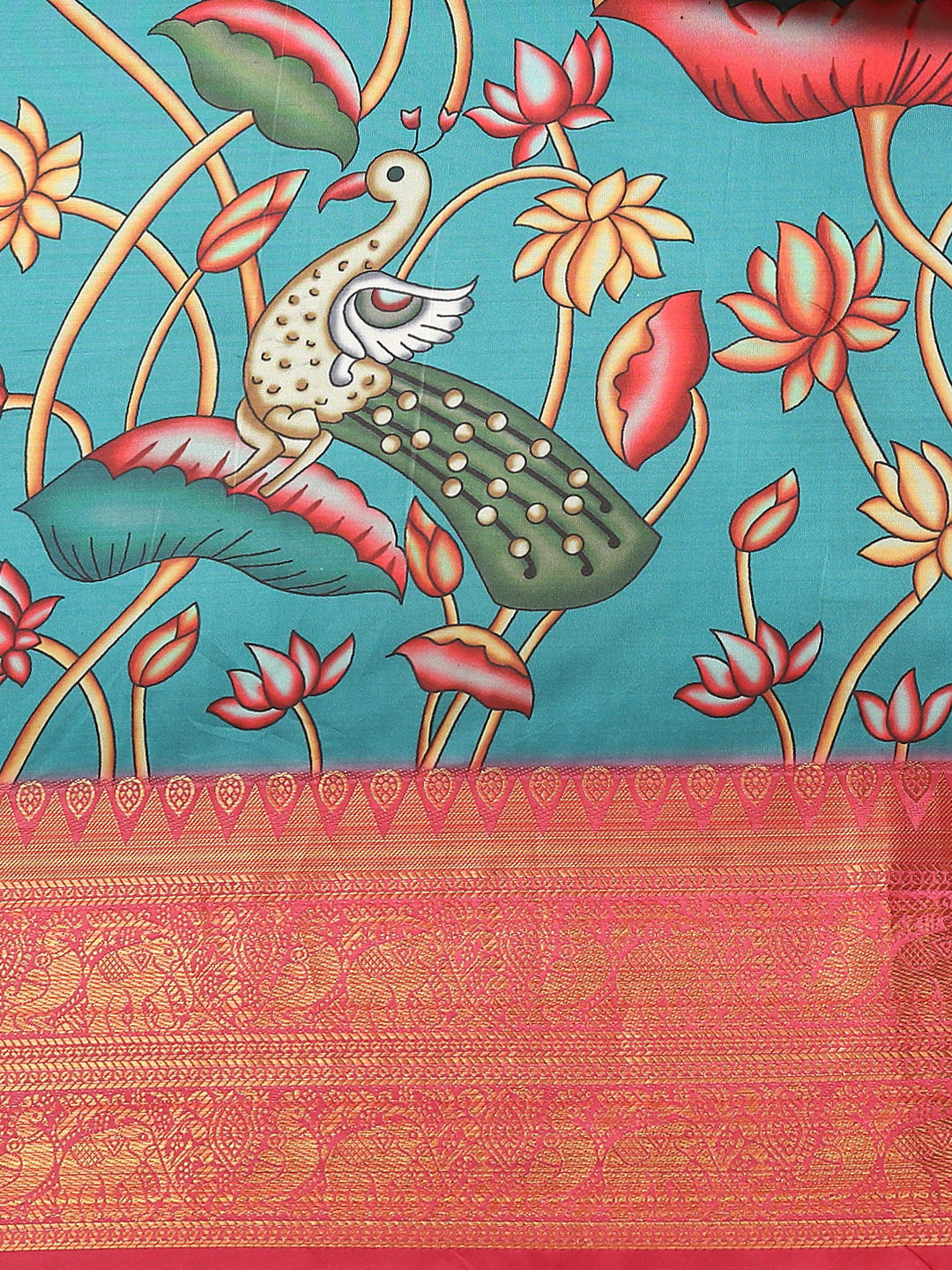 Banarasi Art Silk Digital Print Saree