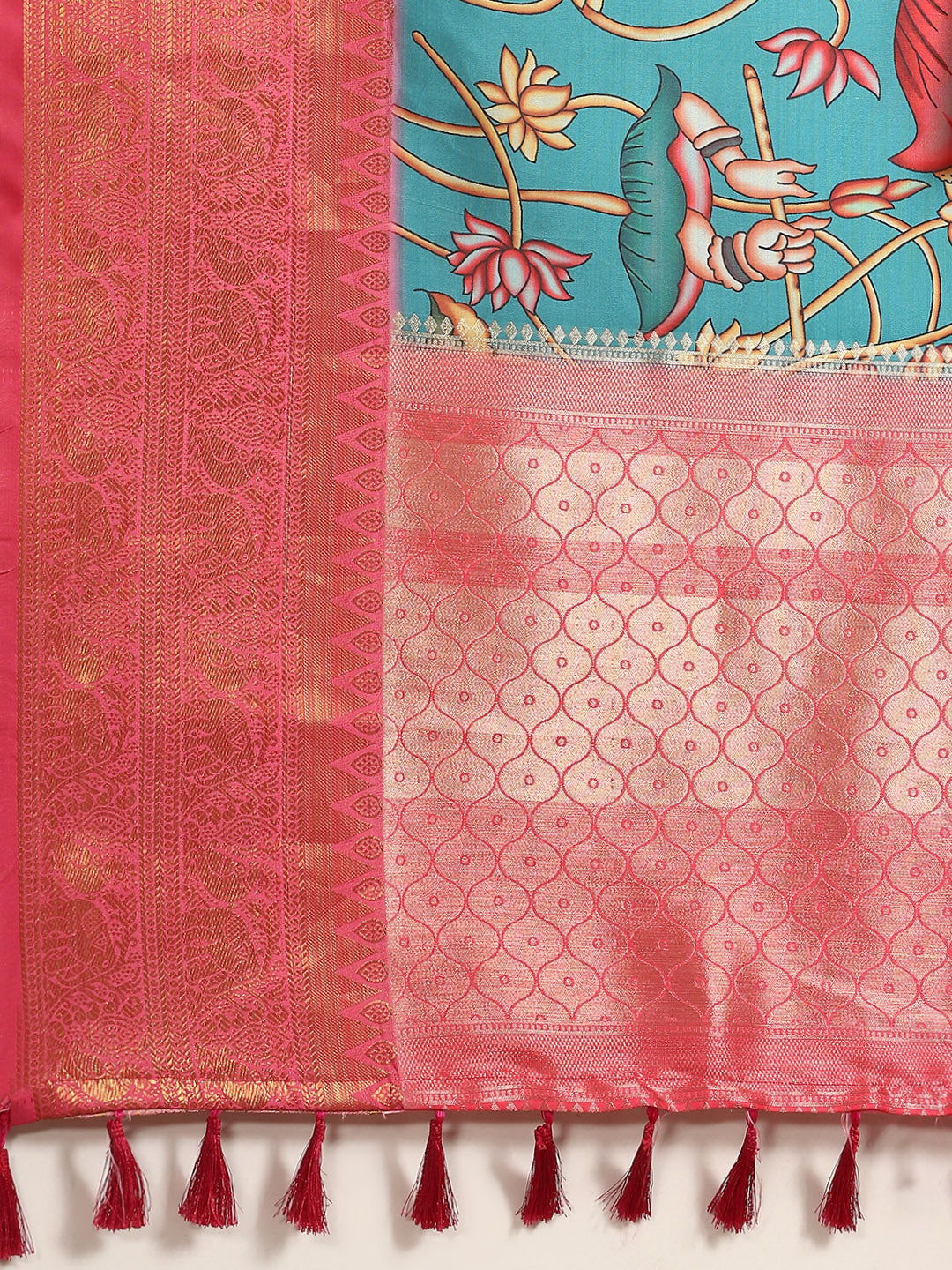 Banarasi Art Silk Digital Print Saree