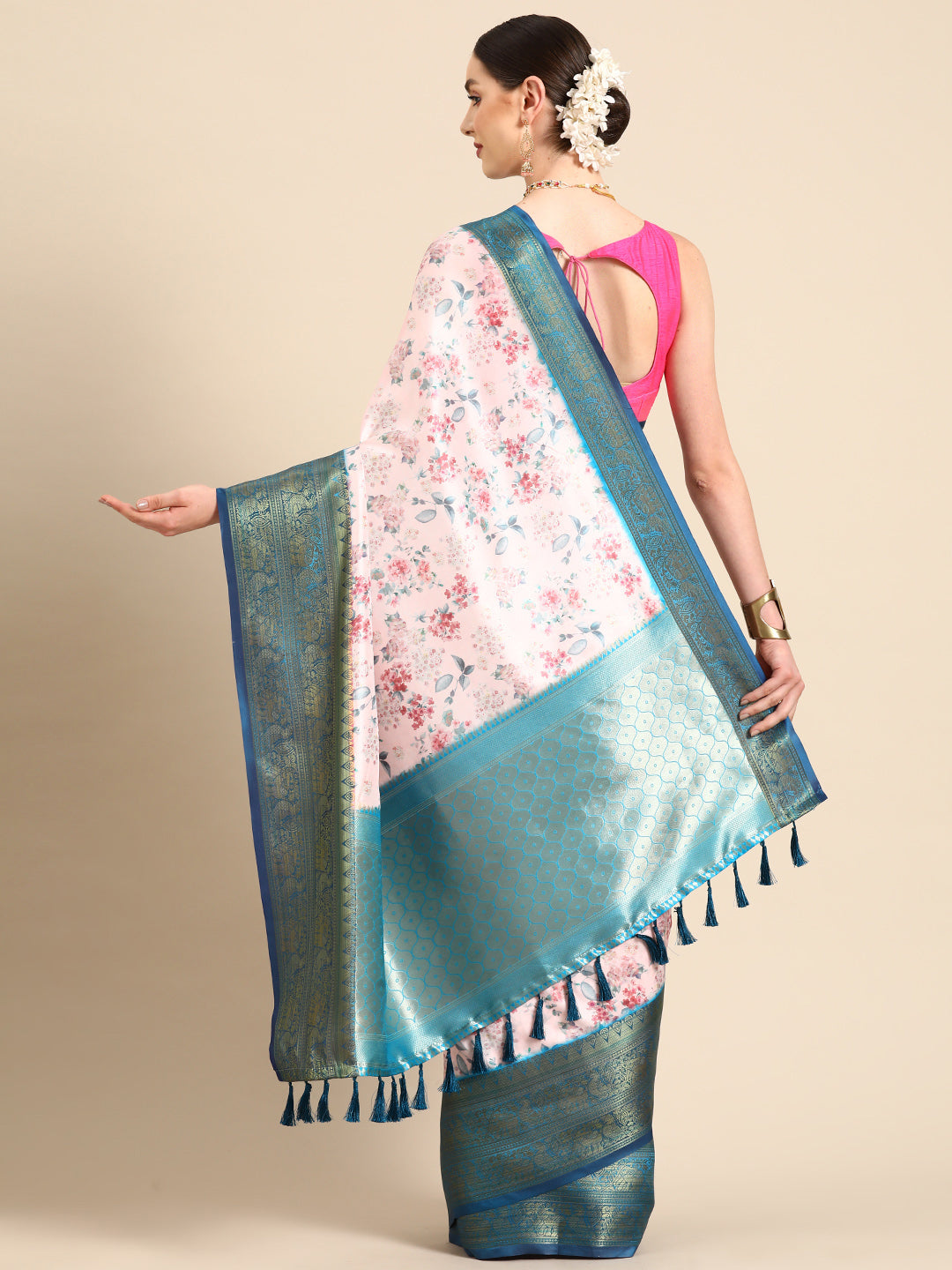 Women Art Silk Digital Print Saree