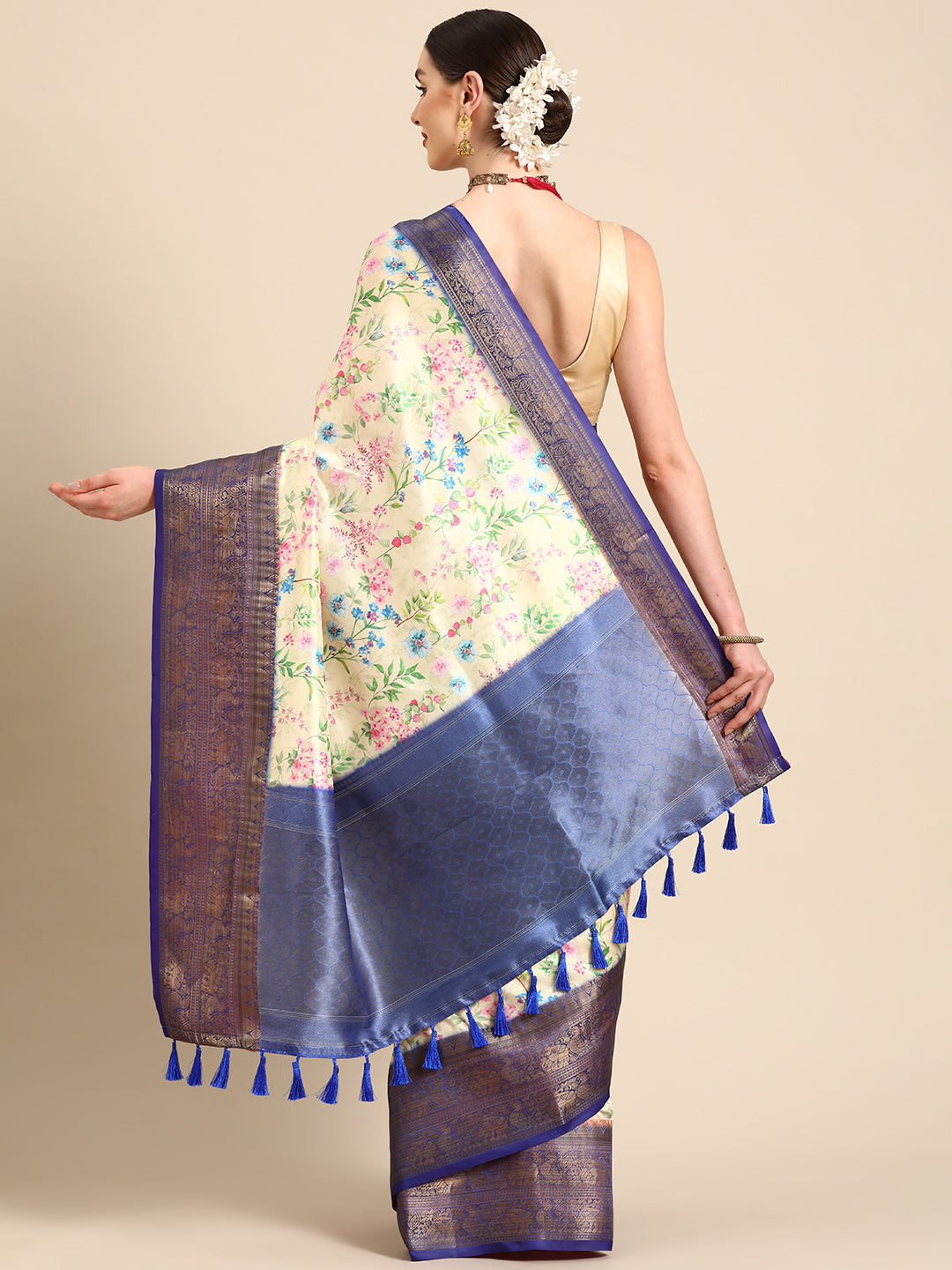 Women Art Silk Digital Print Saree