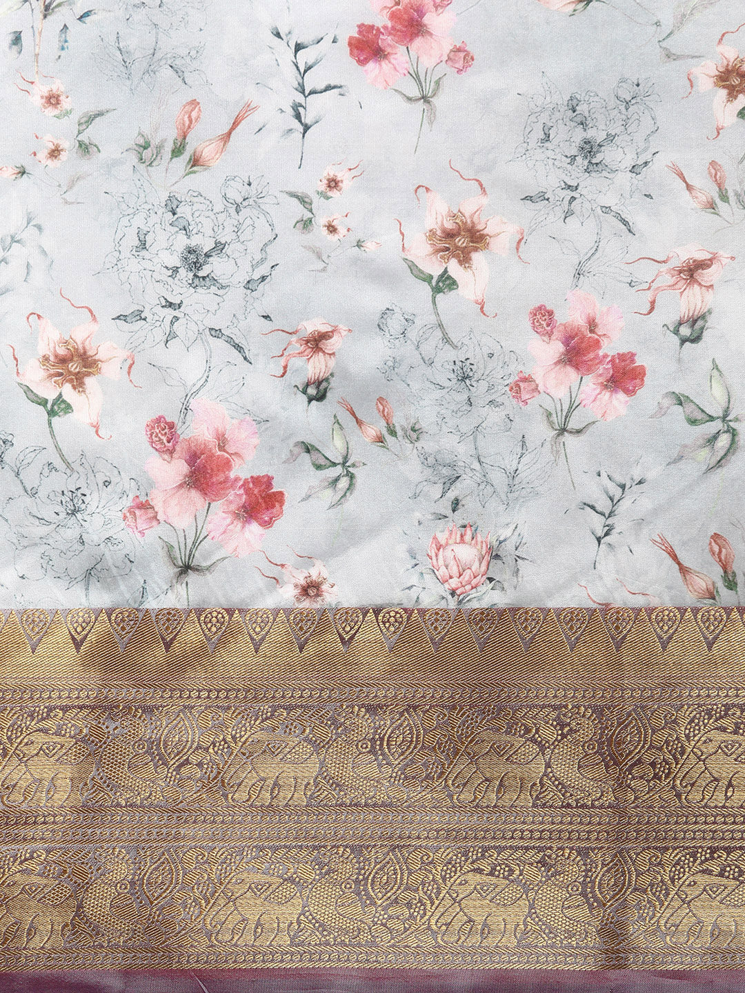 Women Art Silk Digital Print Saree