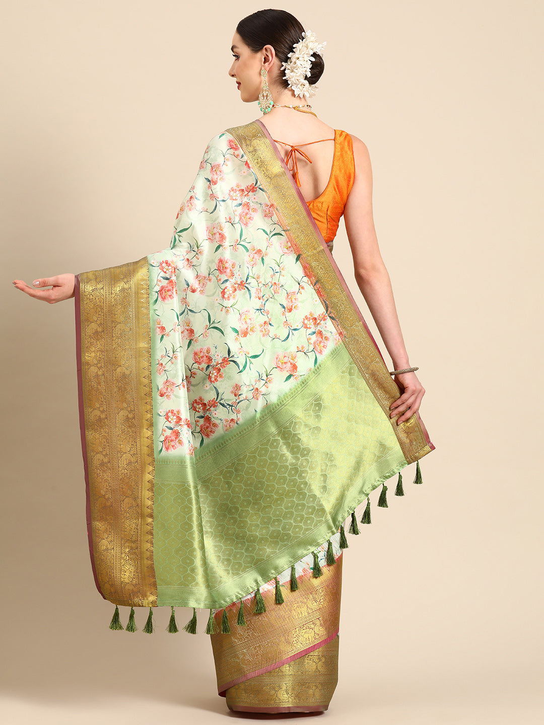 Women Art Silk Digital Print Saree