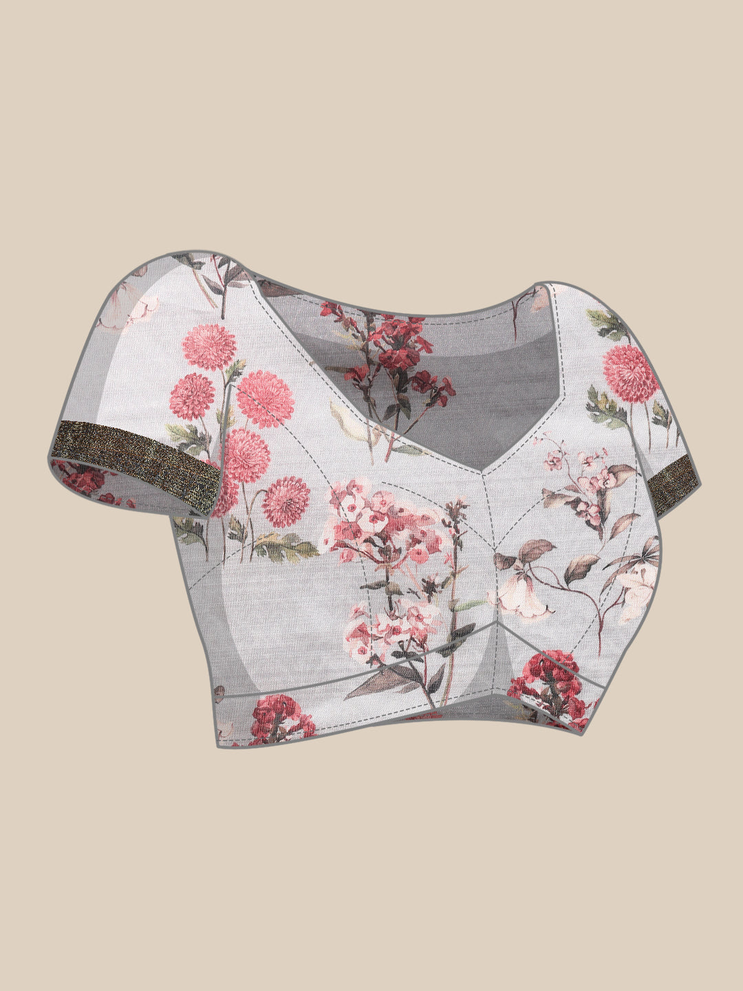 Art Silk Digital Print Saree