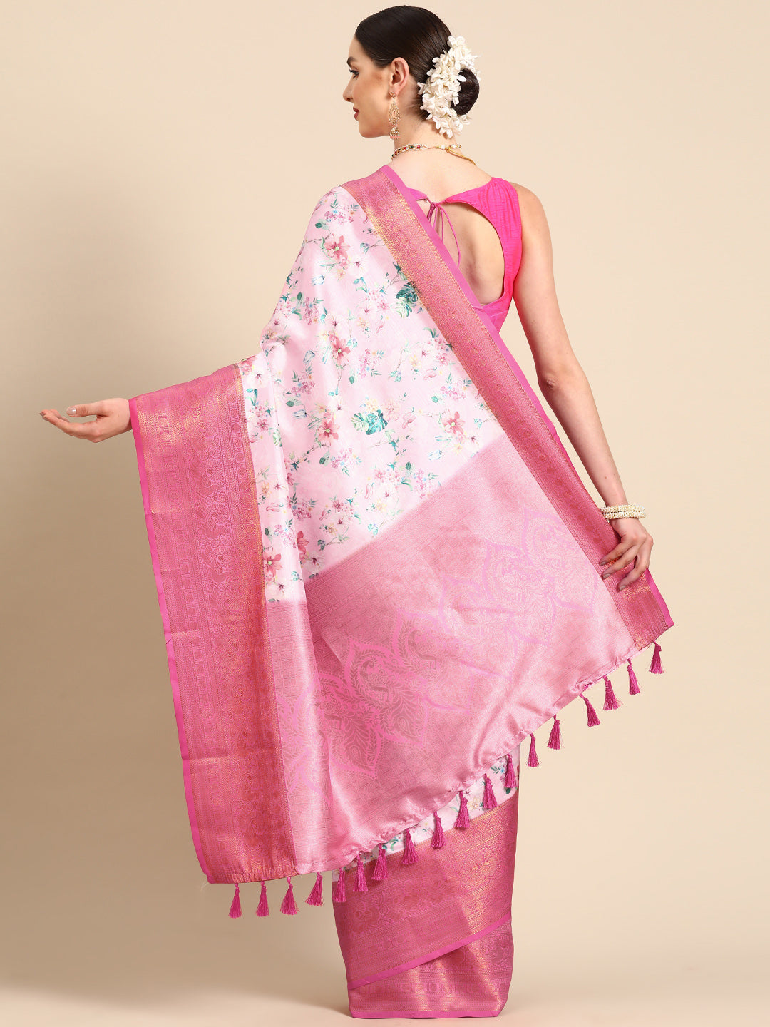 Art Silk Digital Print Saree