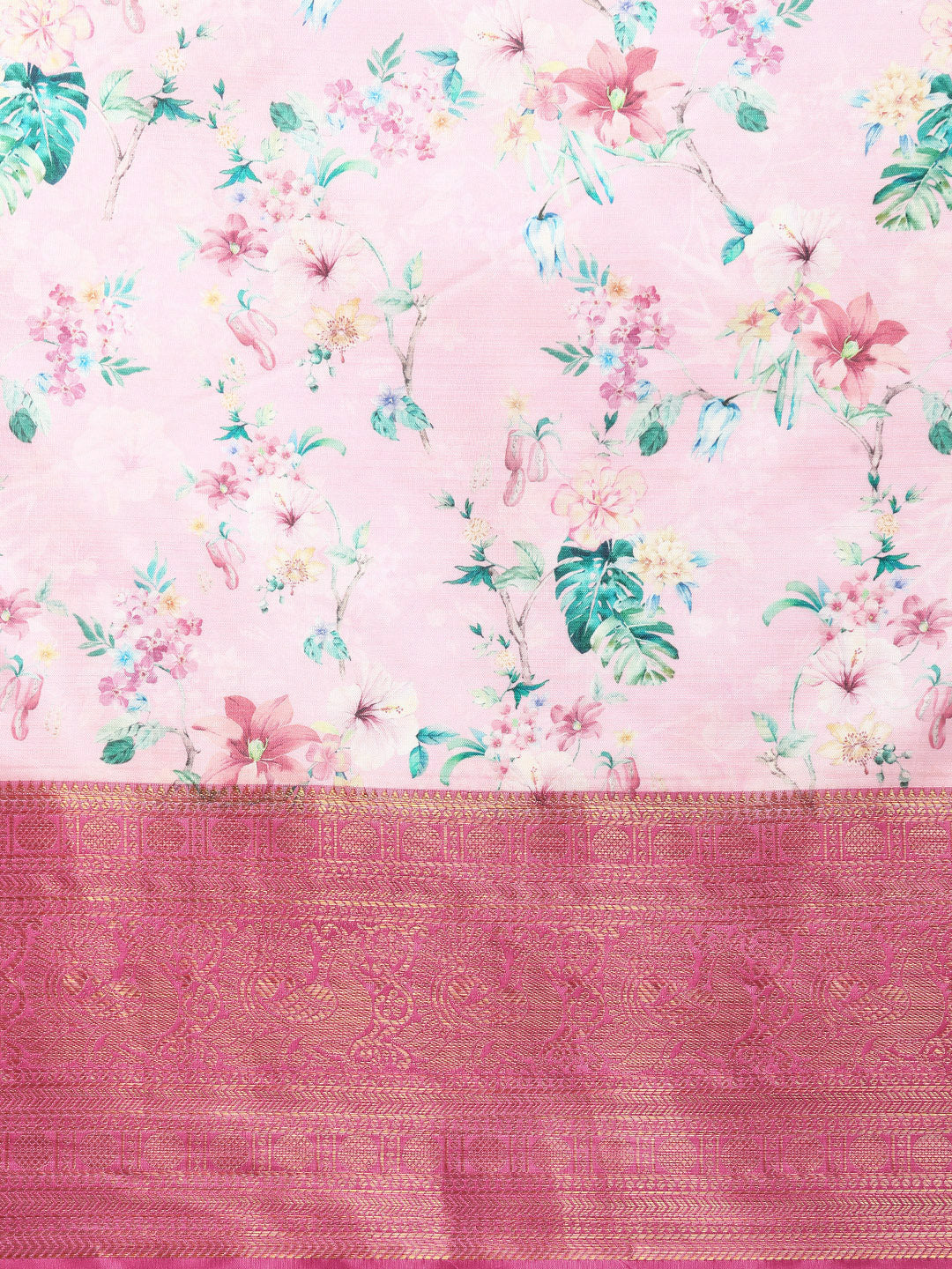 Art Silk Digital Print Saree