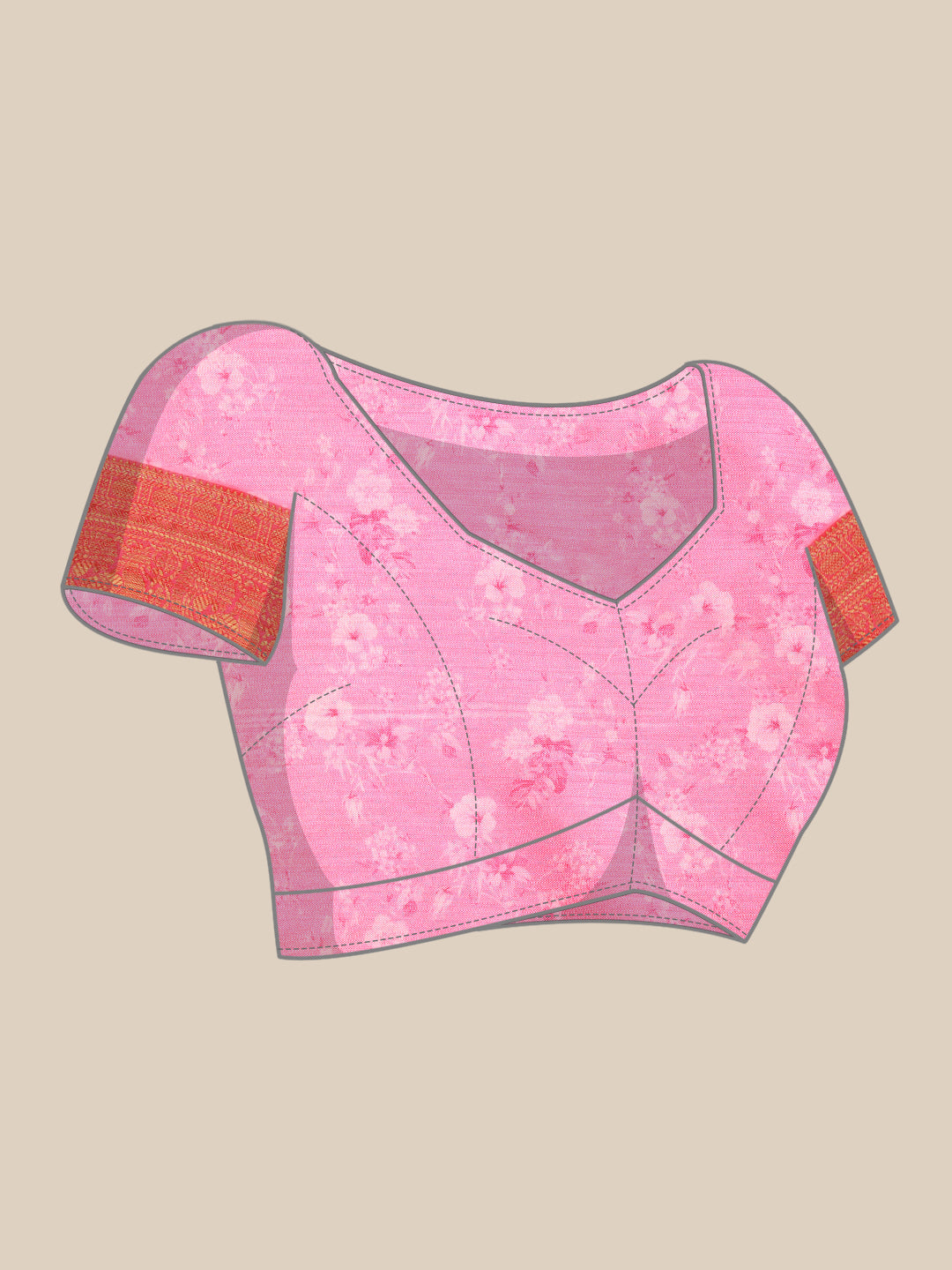 Art Silk Digital Print Saree