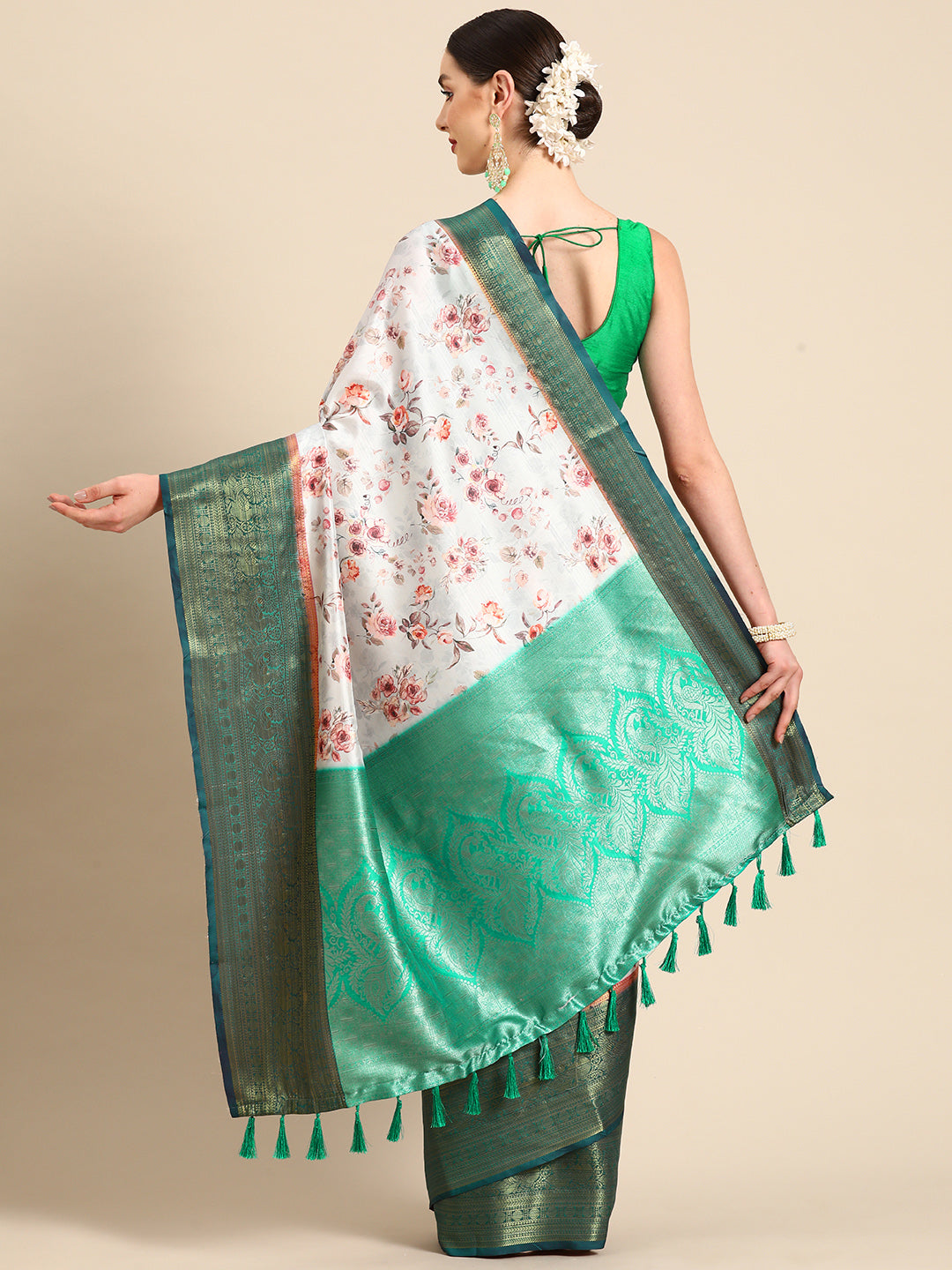 Art Silk Digital Print Saree