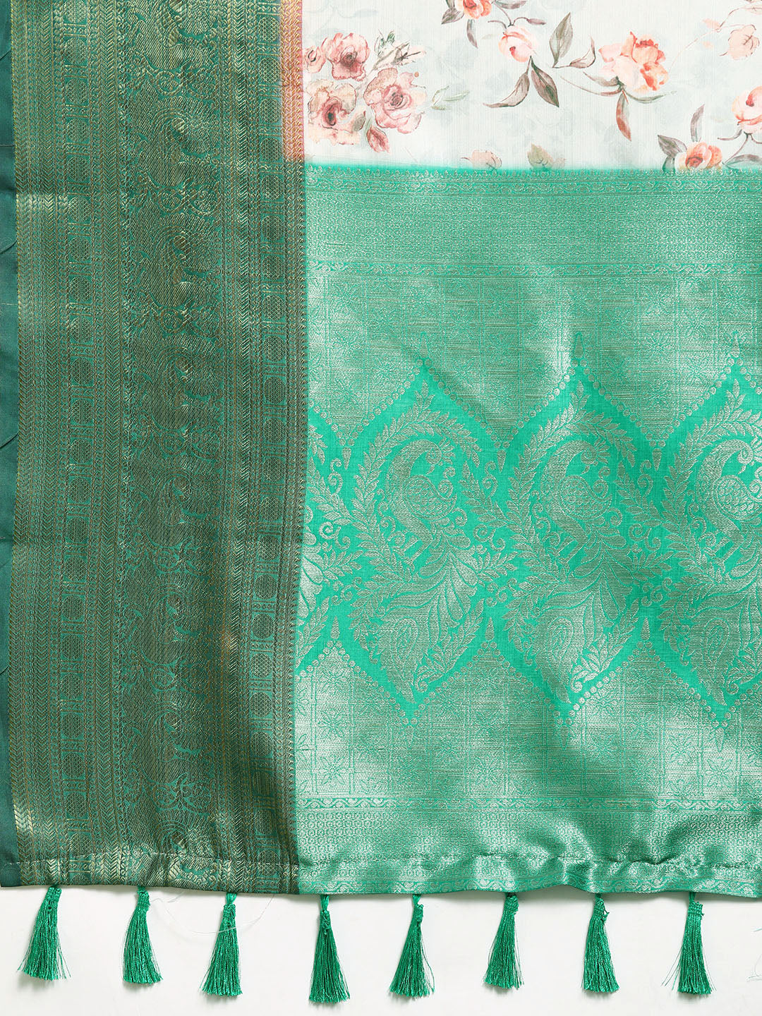 Art Silk Digital Print Saree