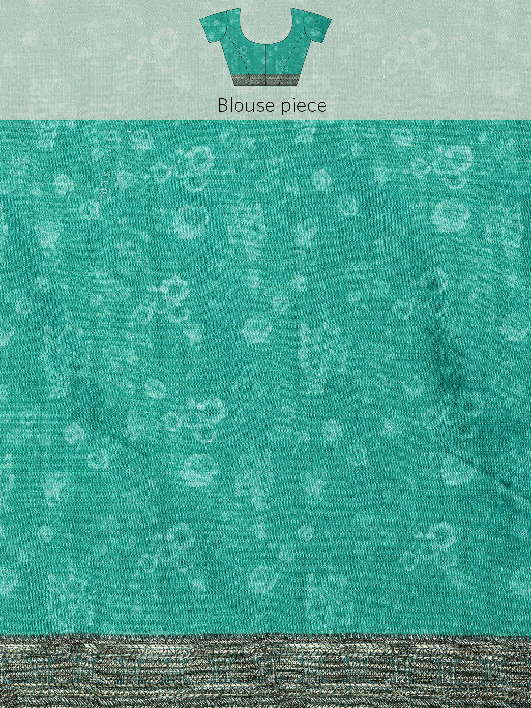 Art Silk Digital Print Saree