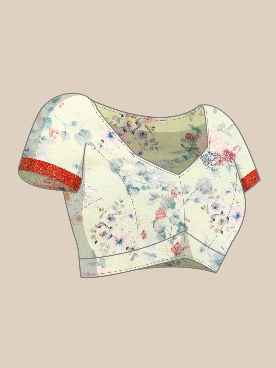 Art Silk Digital Print Saree