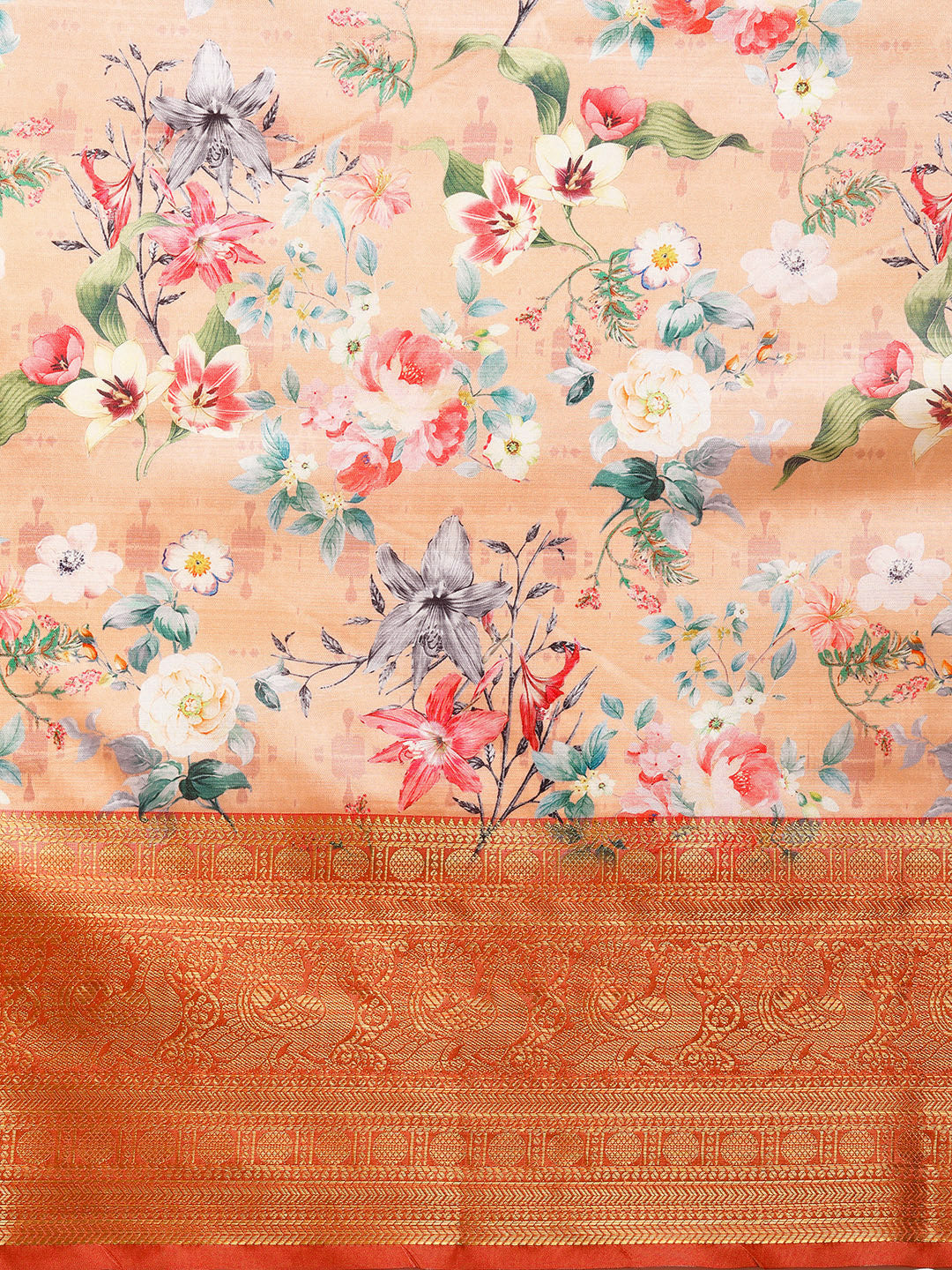 Art Silk Digital Print Saree