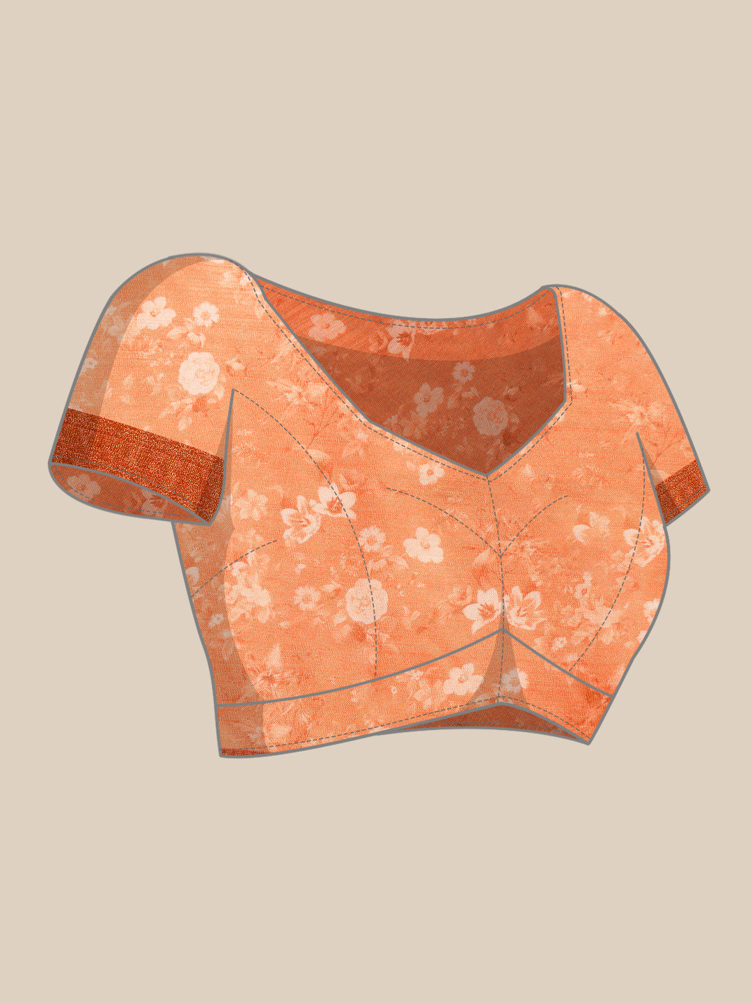 Art Silk Digital Print Saree