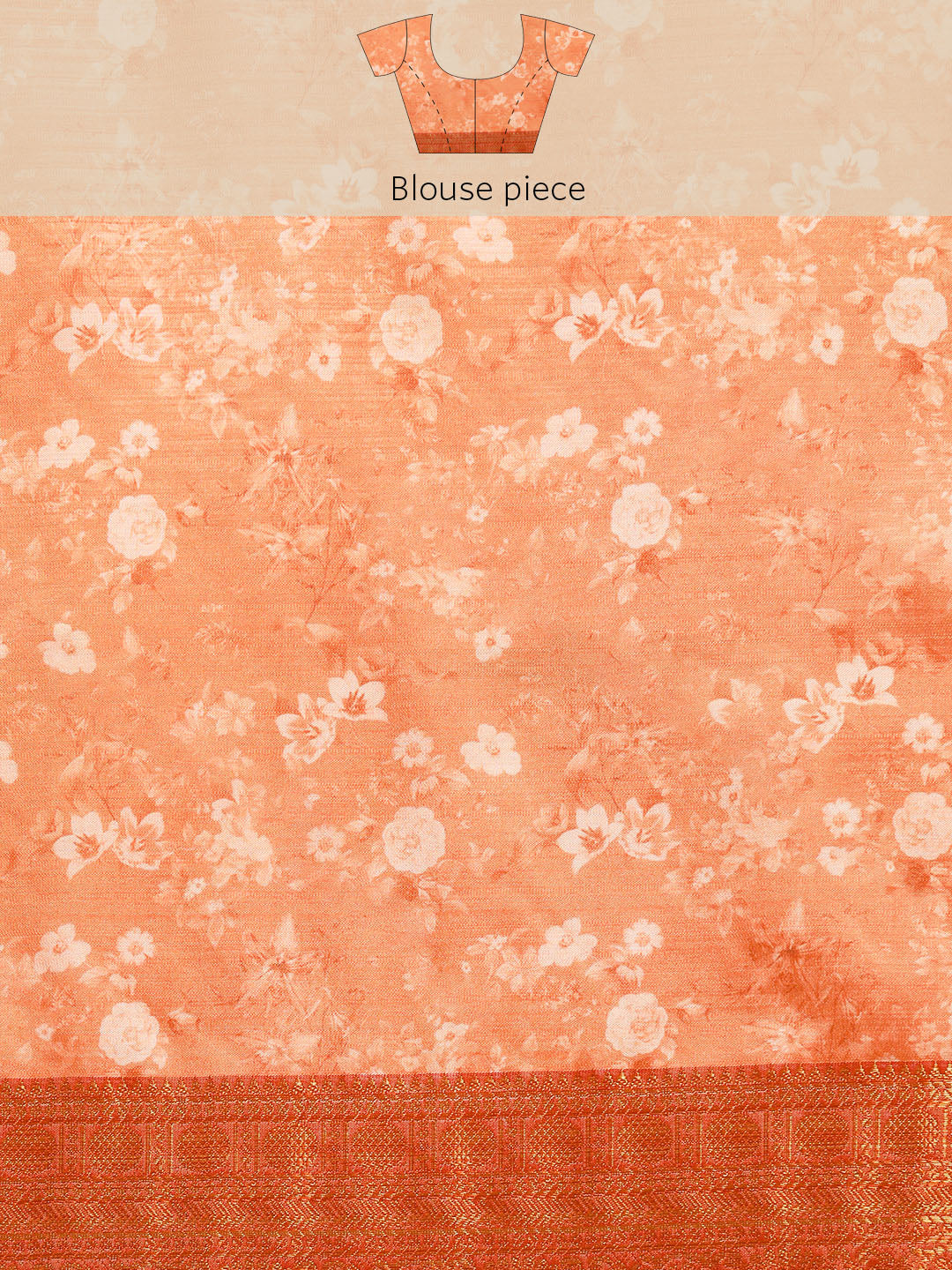 Art Silk Digital Print Saree