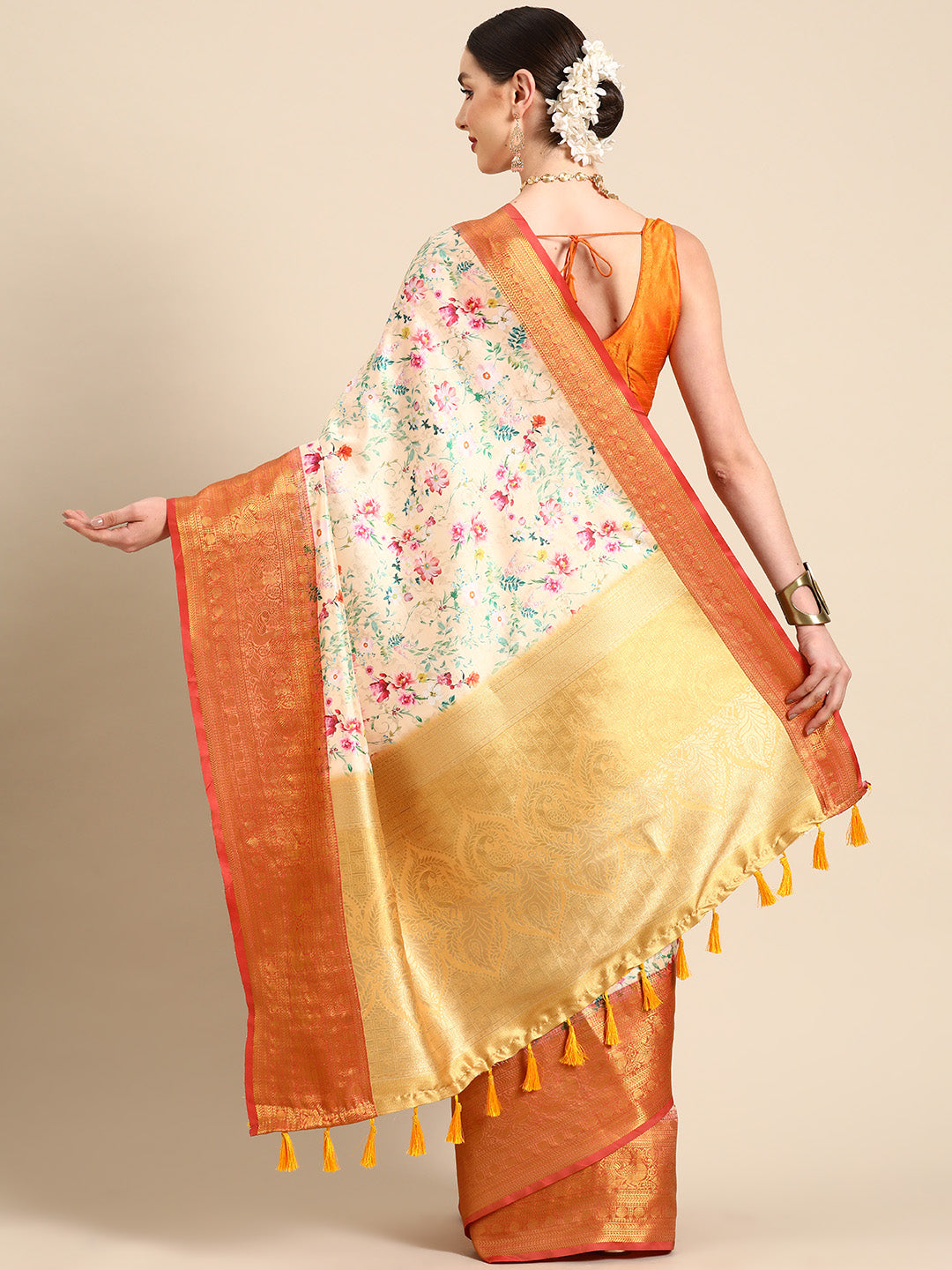 Art Silk Digital Print Saree