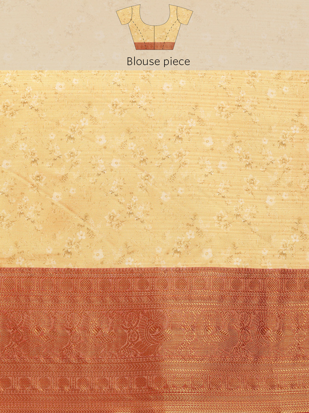 Art Silk Digital Print Saree