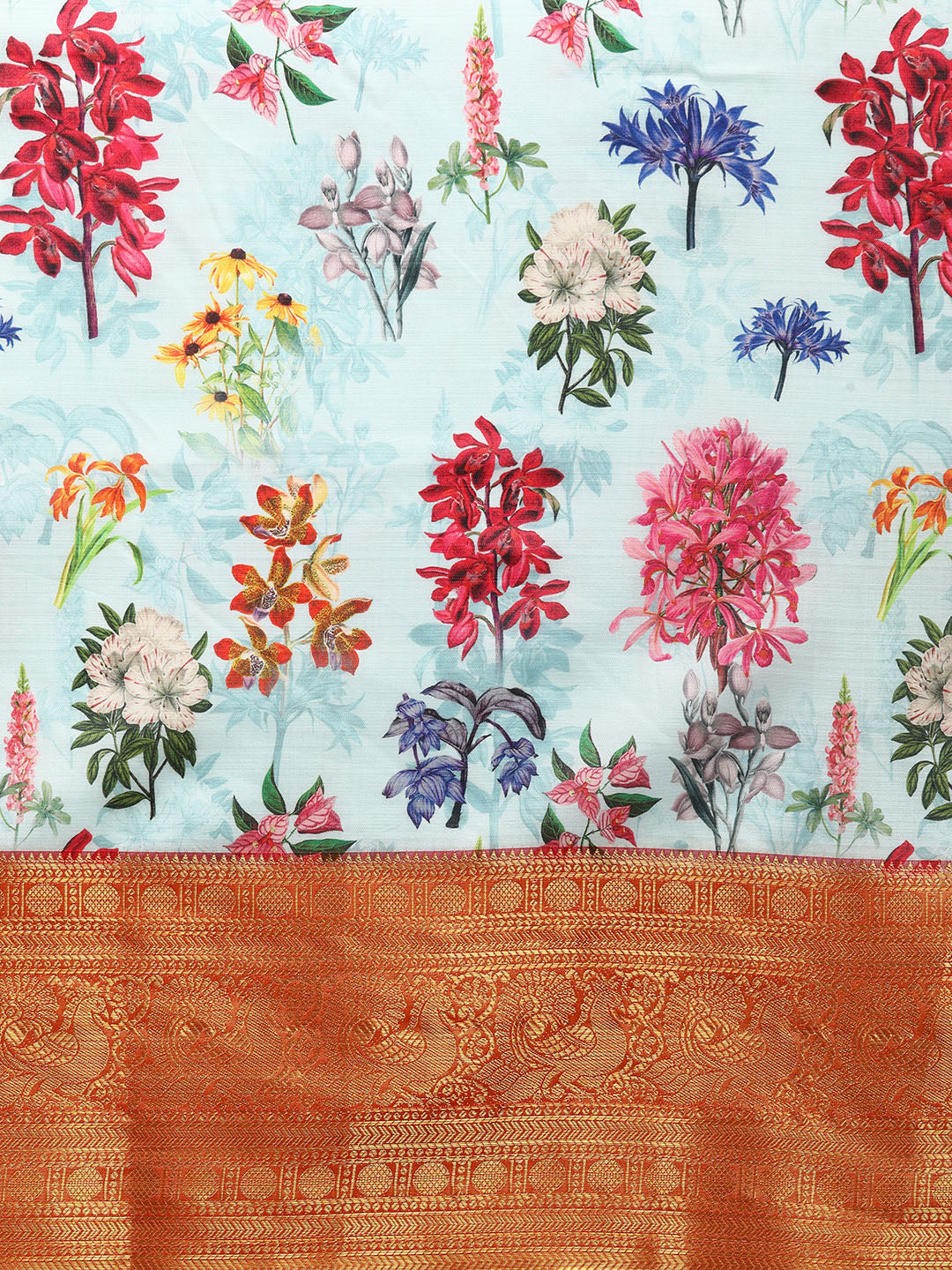 Art Silk Digital Print Saree