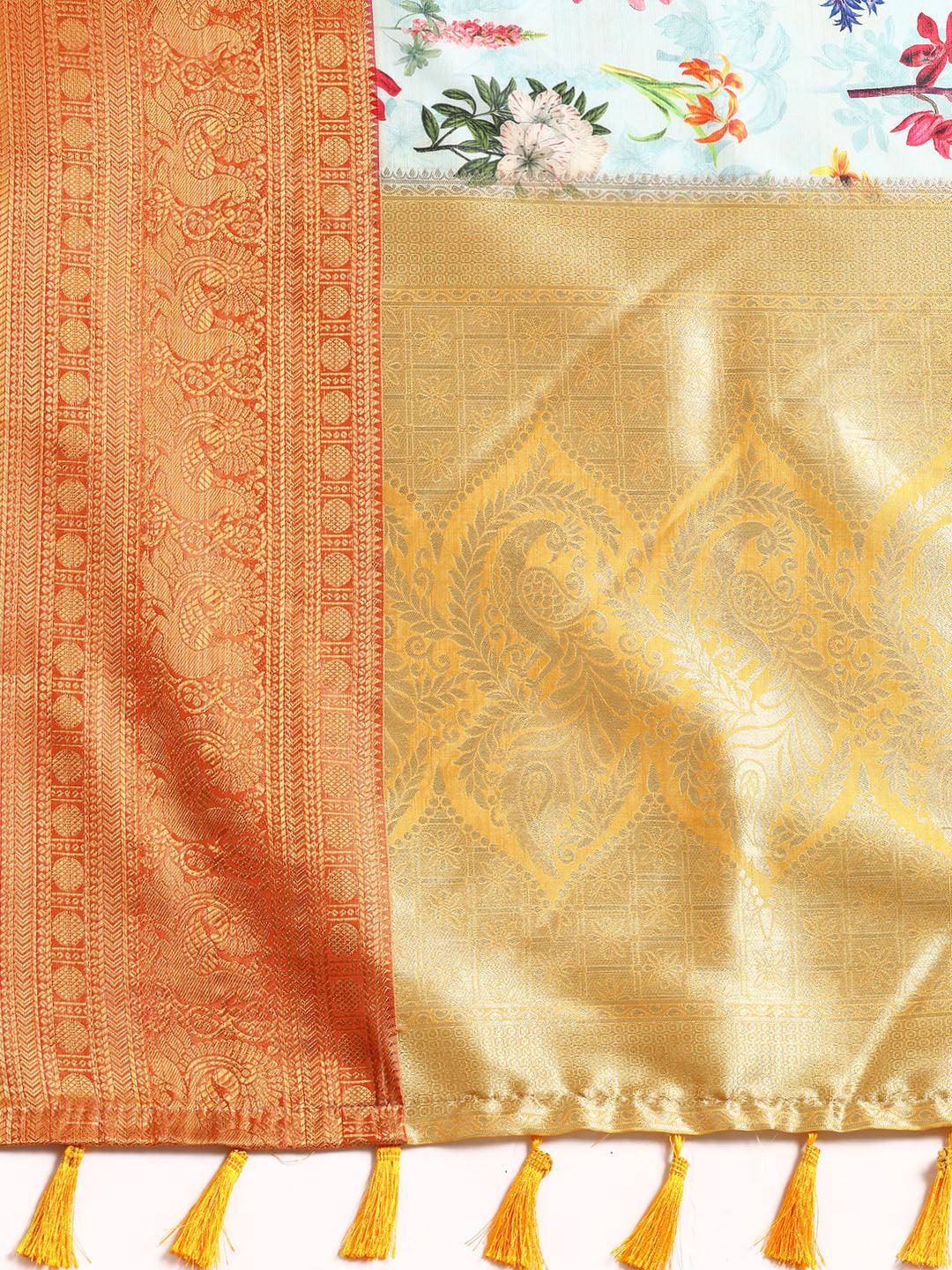 Art Silk Digital Print Saree