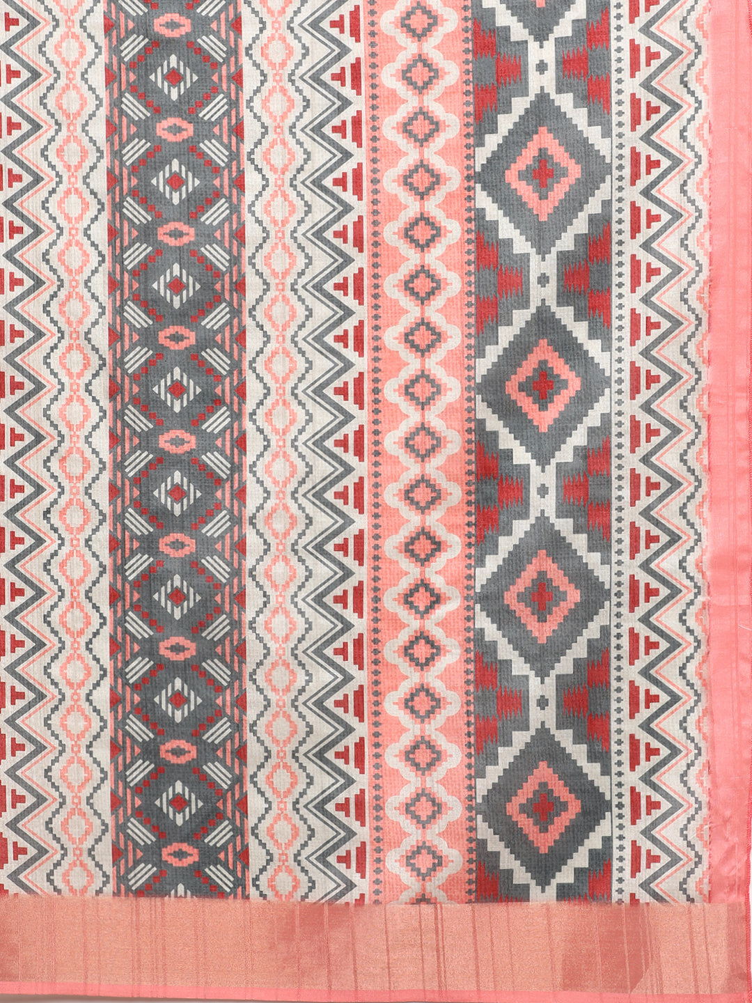 Soft Silk Zari Border Digital Printed Saree