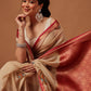 Kalamkari Digital Printed Georgette Saree With Rich Pallu