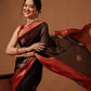 Kalamkari Digital Printed Georgette Saree With Rich Pallu