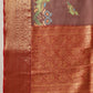 Kalamkari Digital Printed Georgette Saree With Rich Pallu
