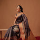 Banarasi Soft Crush Tissue Zari Digital Printed Pichwai Saree With Rich Pallu