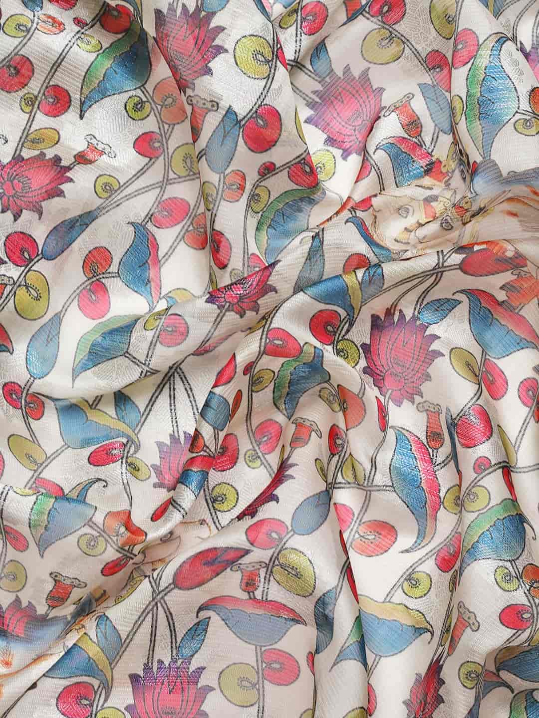 Kanjeewaram Silk Woven With Digital Printed Saree