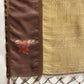 Women's Soft Muga Silk Solid Saree With Printed Border & Unstitched Blouse Piece
