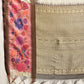 Women's Soft Muga Silk Solid Saree With Printed Border & Unstitched Blouse Piece