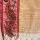 Women's Soft Muga Silk Solid Saree With Printed Border & Unstitched Blouse Piece