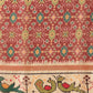 Women's Soft Muga Silk Solid Saree With Printed Border & Unstitched Blouse Piece
