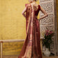 Tusser Soft Silk Digital Print Zari Woven Saree