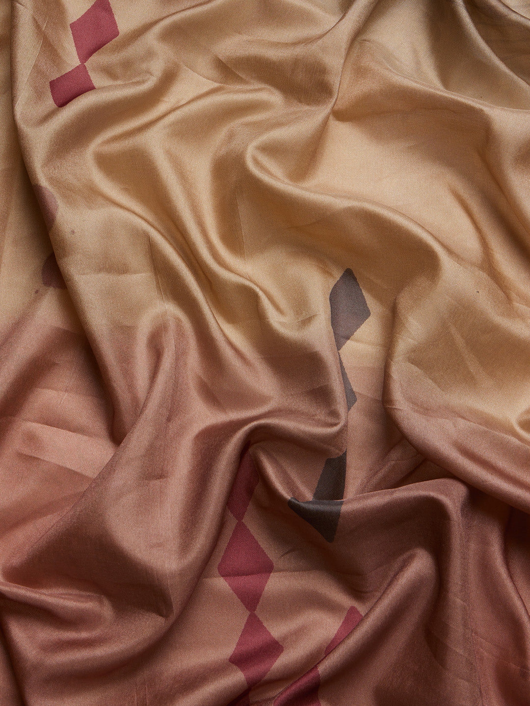 Tusser Soft Silk Digital Print Zari Woven Saree