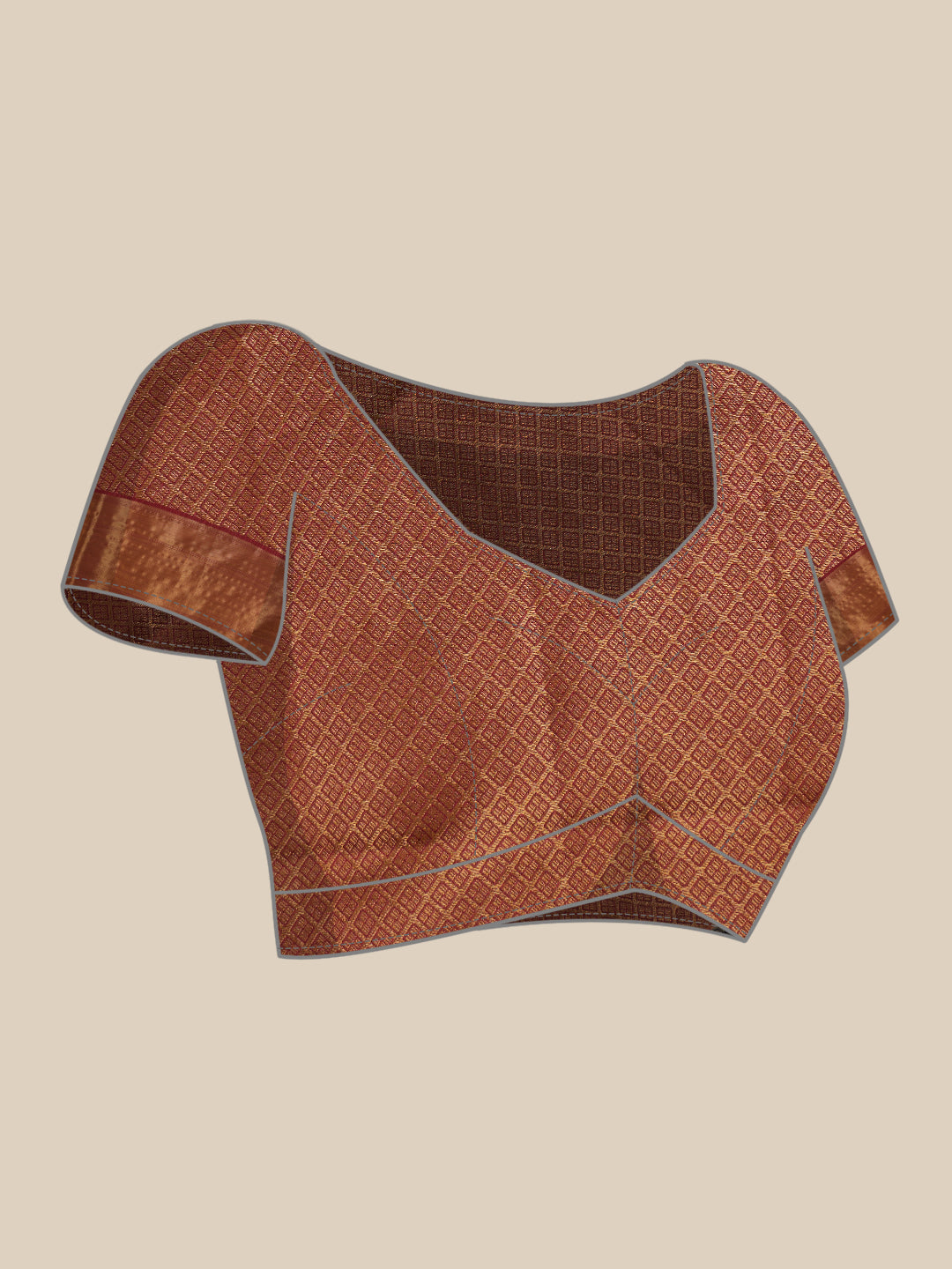 Tusser Soft Silk Digital Print Zari Woven Saree