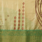 Tusser Soft Silk Digital Print Zari Woven Saree