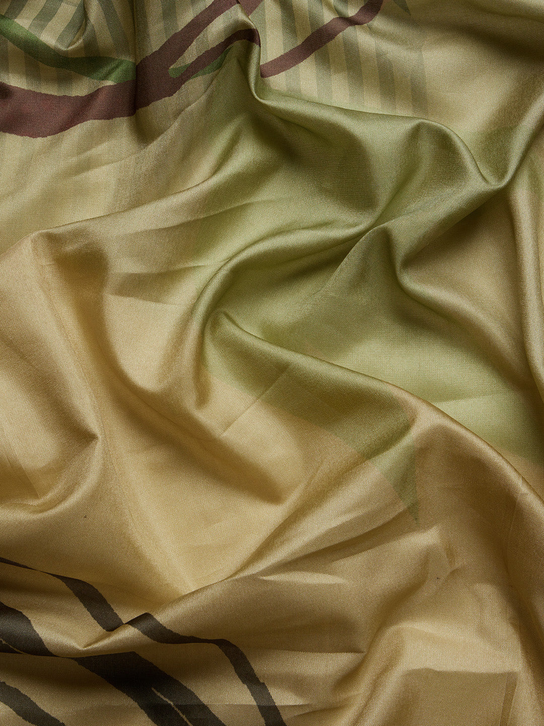 Tusser Soft Silk Digital Print Zari Woven Saree