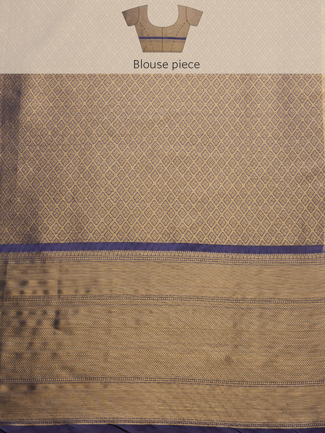 Tusser Soft Silk Digital Print Zari Woven Saree