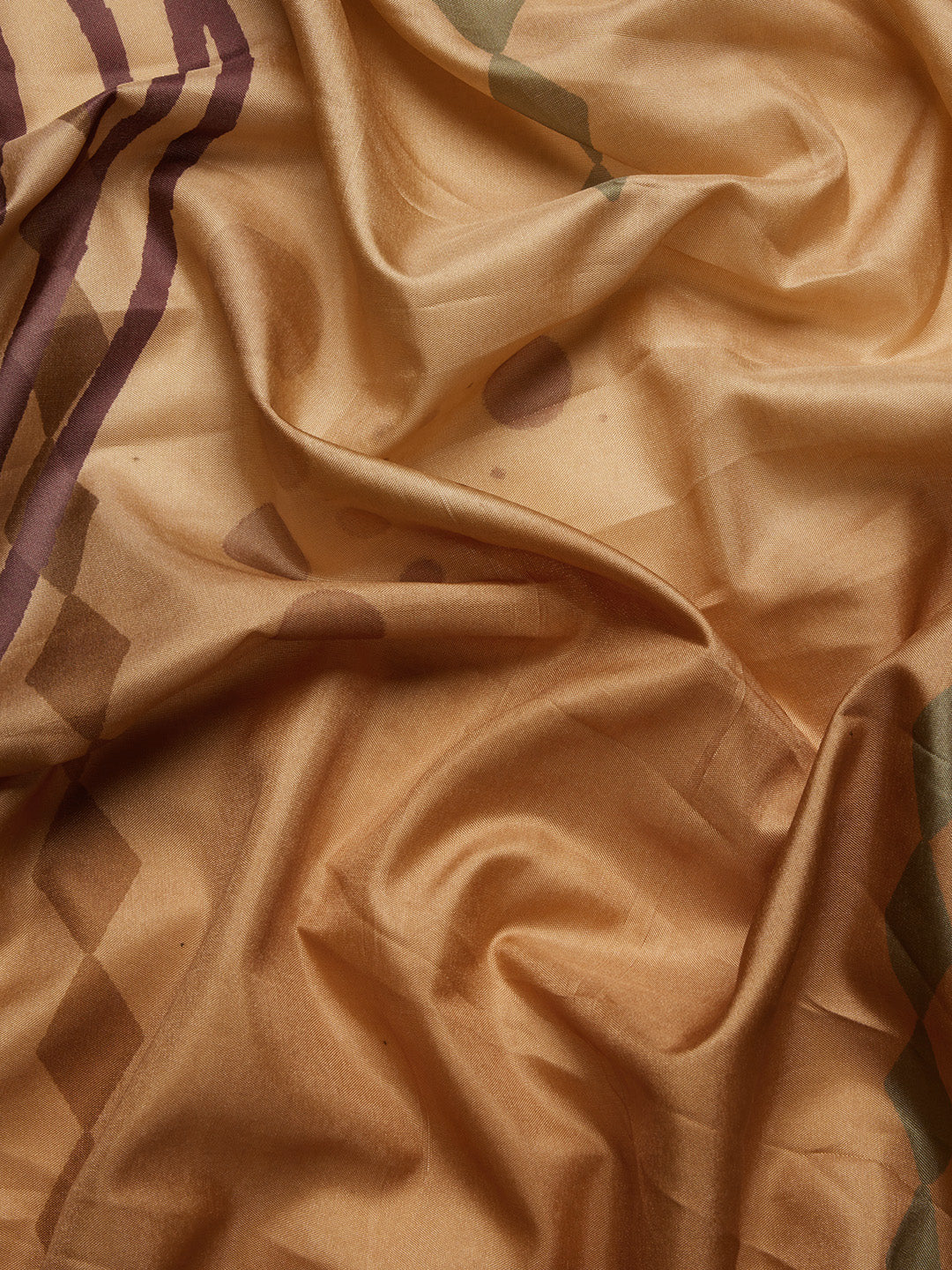 Tusser Soft Silk Digital Print Zari Woven Saree