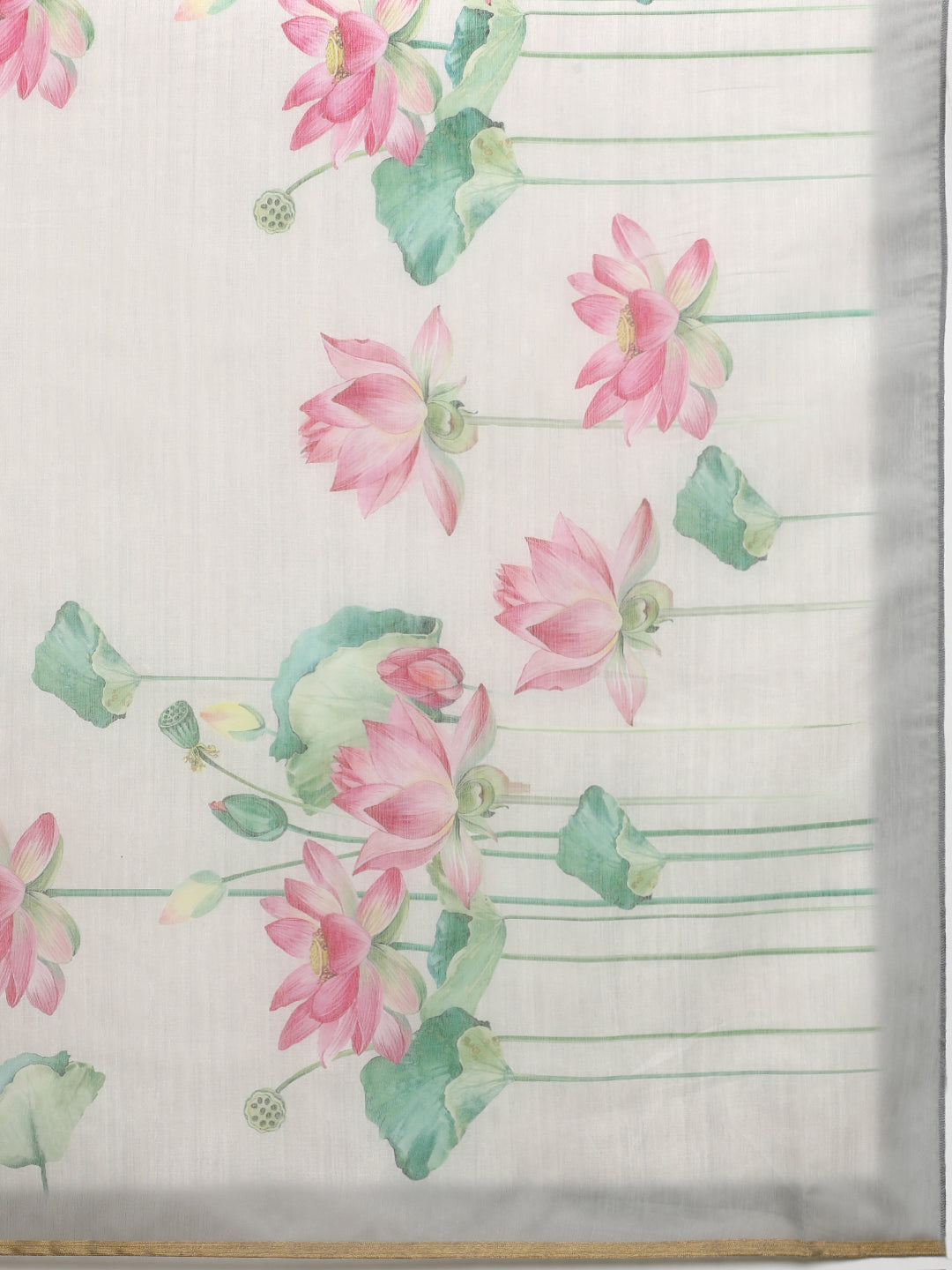 Chanderi Cotton Digital Printed Saree