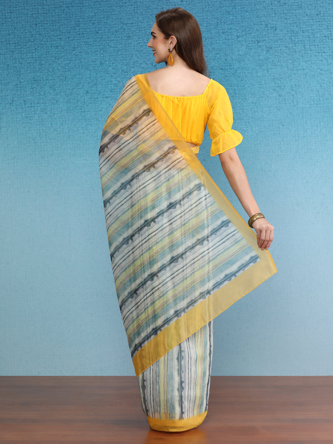 Chanderi Cotton Digital Printed Saree