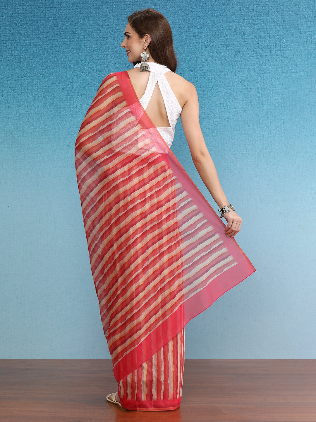 Chanderi Cotton Digital Printed Saree